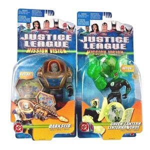 DARKSEID & GREEN LANTERN DC Justice League Mission Vision Action Figures